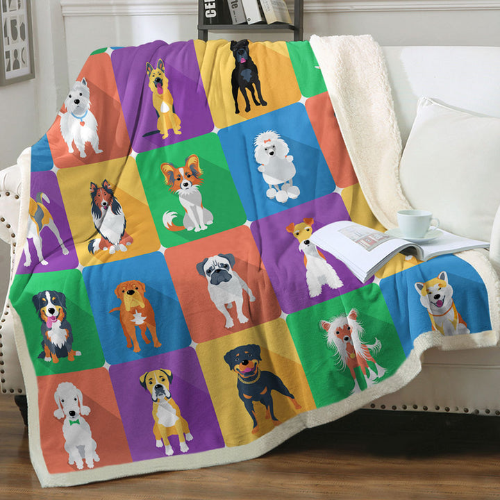 Fleece Blankets with Dogs