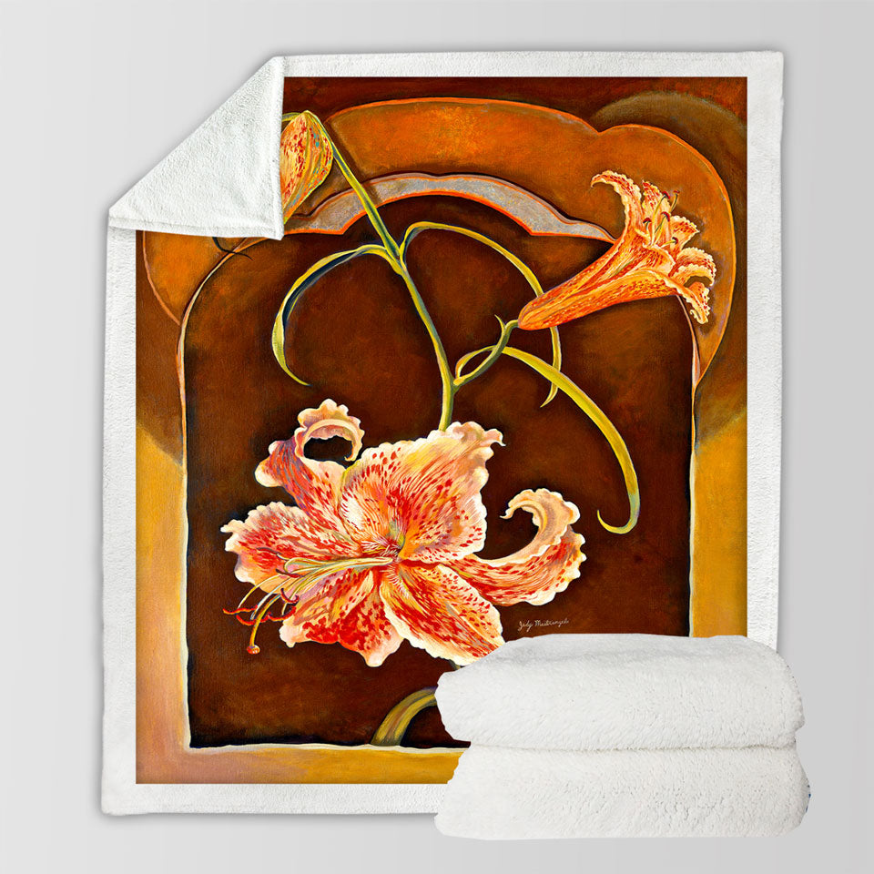 products/Floral-Art-Tiger-Lilies-Throws
