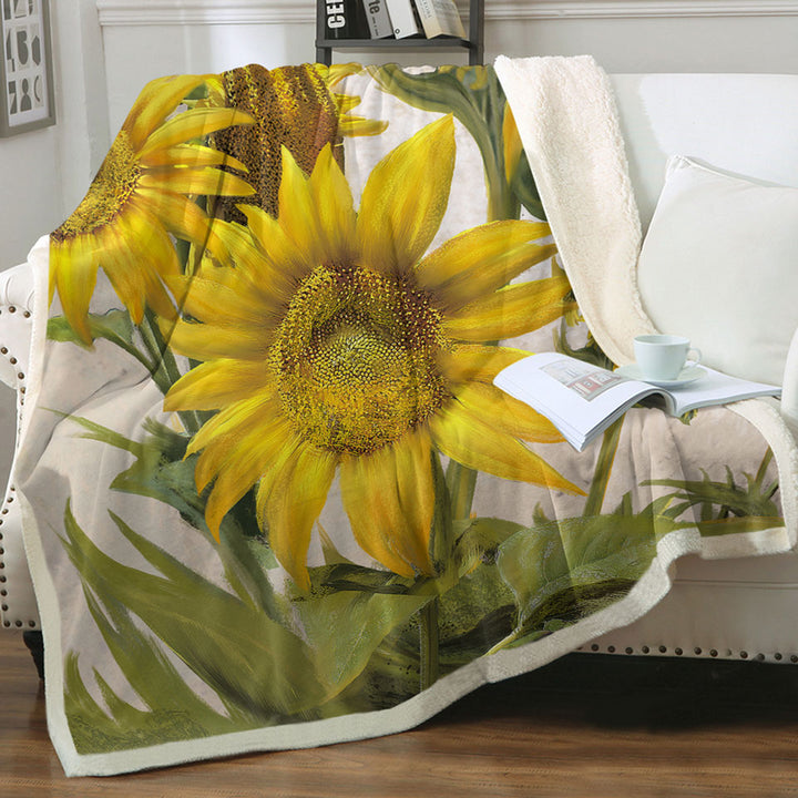products/Flower-Art-Sunflower-Throws