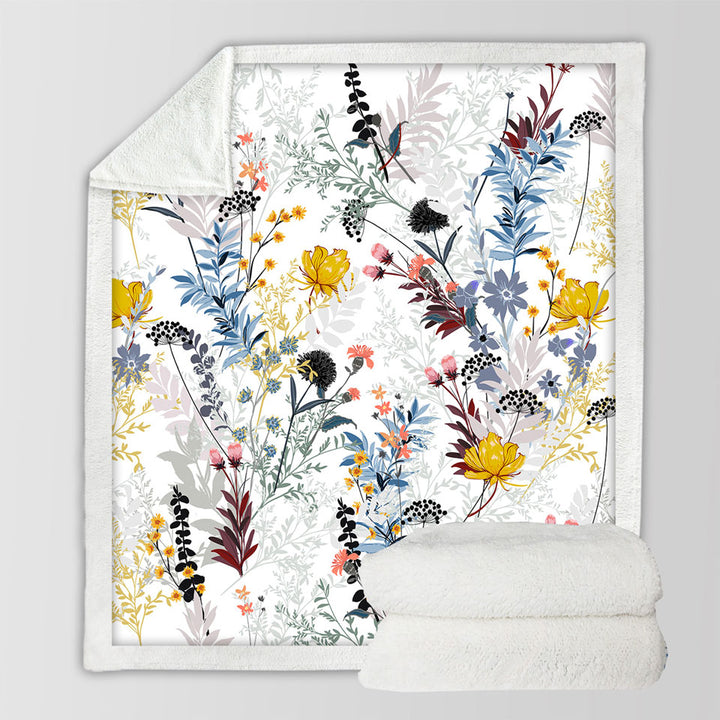 Flower Garden Beautiful Throws