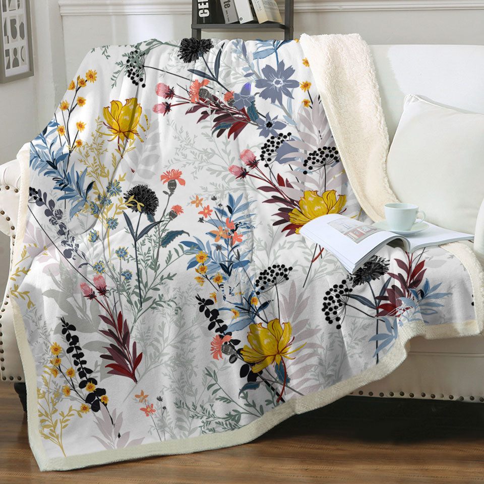 Flower Garden Nice Throws