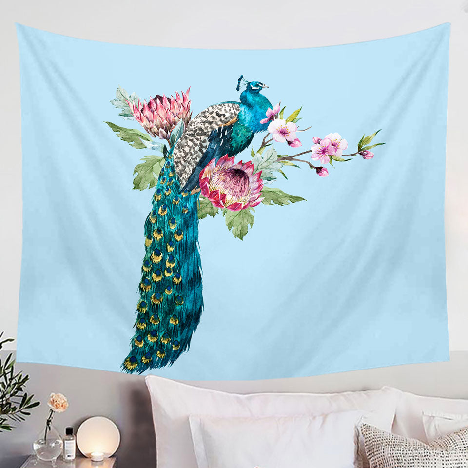 Cute Tapestry with Unicorn Pug