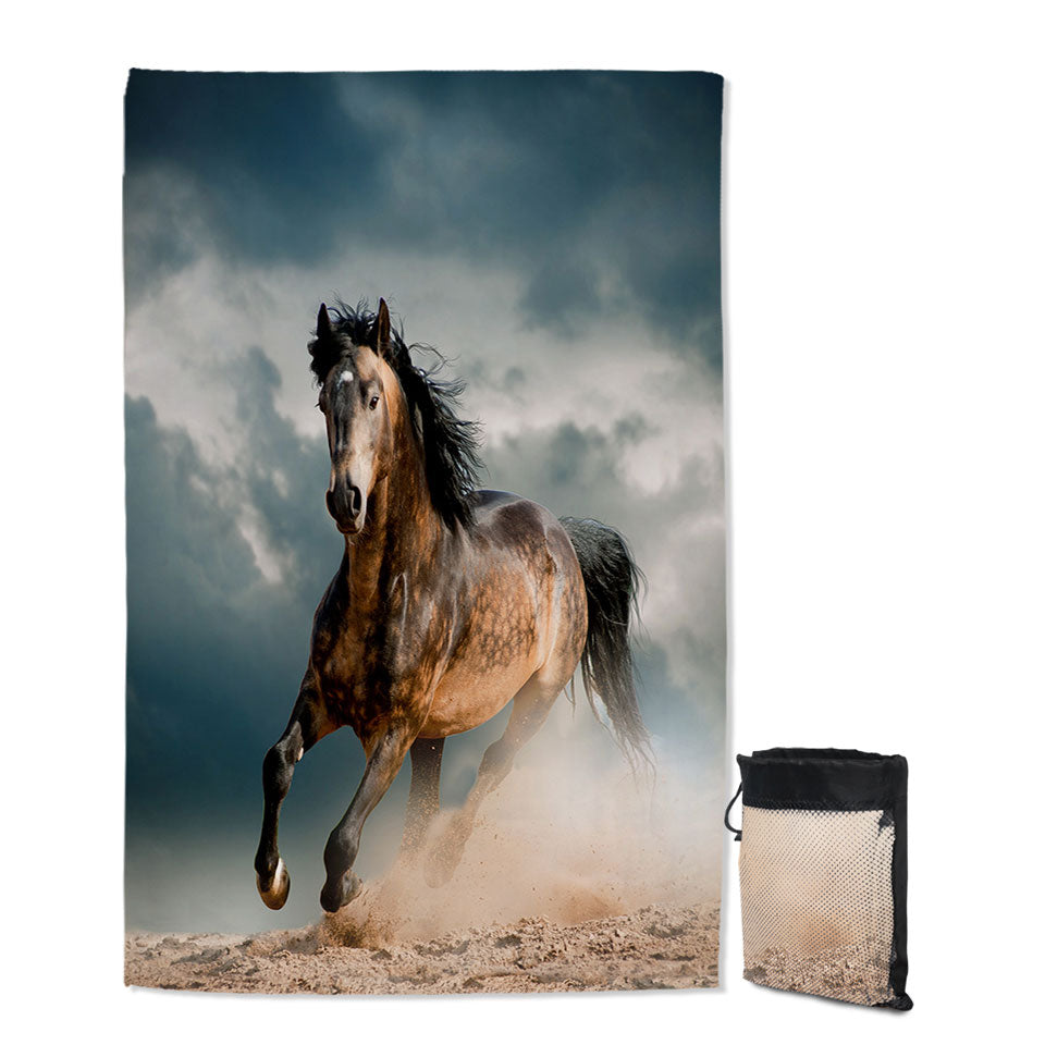 Free Spirit Running Horse Microfiber Towels For Travel
