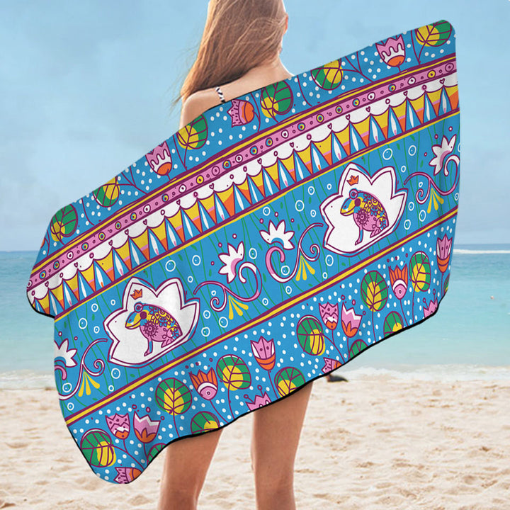 Frog Beach Towels