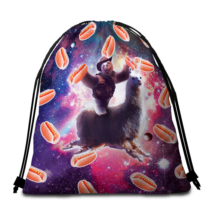 Impressive Beach Bags and Towels Native American War Bonnet Horse