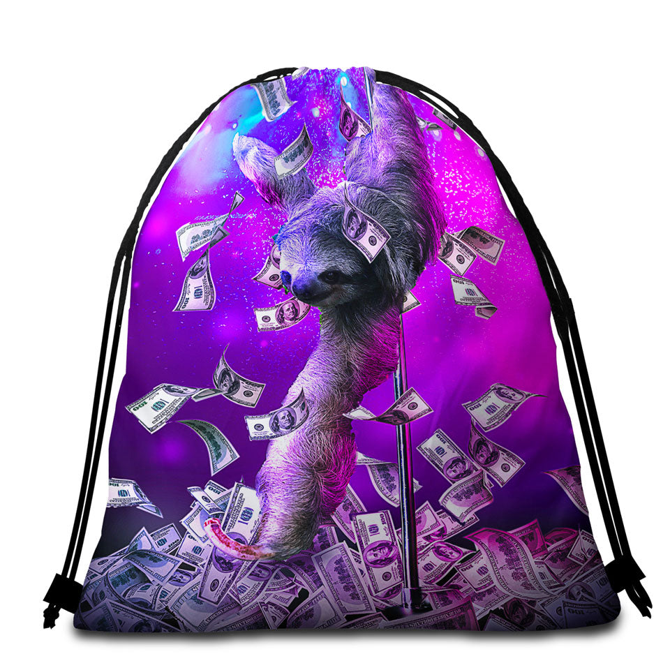 Fantasy Art Angelic Princess Beach Towel Bags