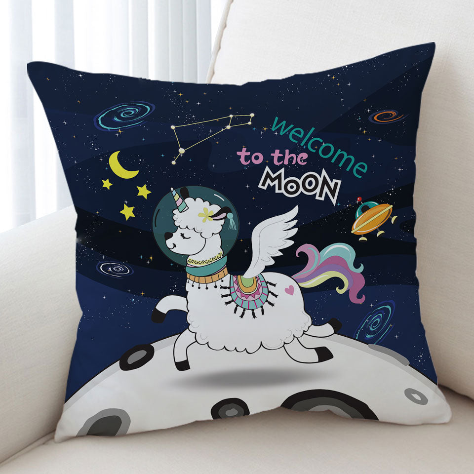 Funny Cushions Astronaut Unicorn Sheep