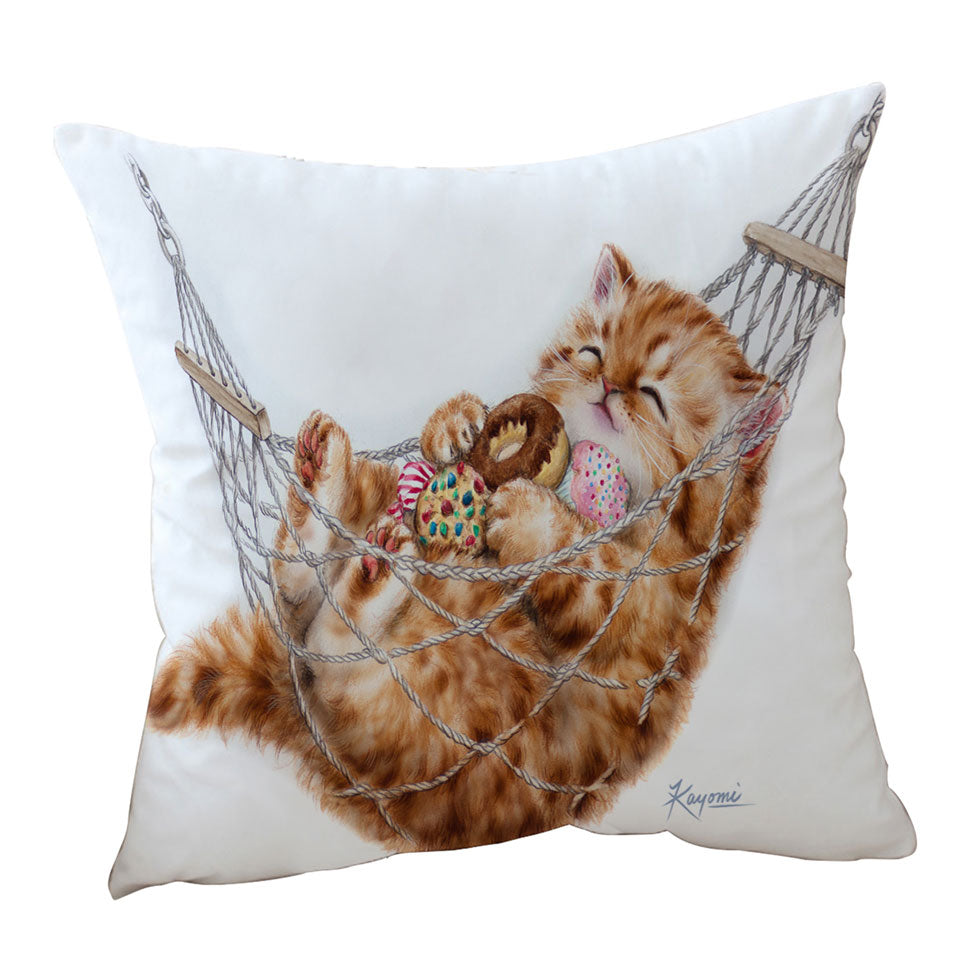 Funny Cute Cats Cushions Happy Hammock Kitten