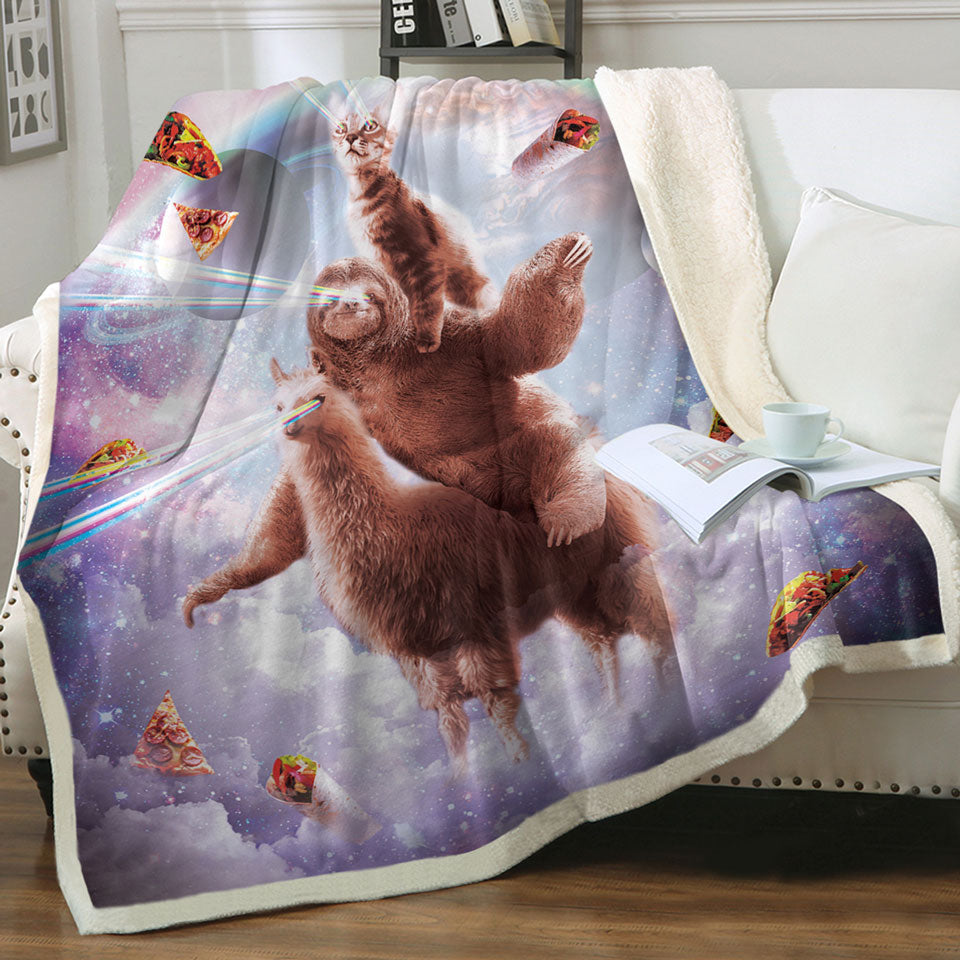 products/Funny-Sofa-Blankets-Crazy-Art-Space-Cat-Riding-a-Sloth-Riding-a-Llama