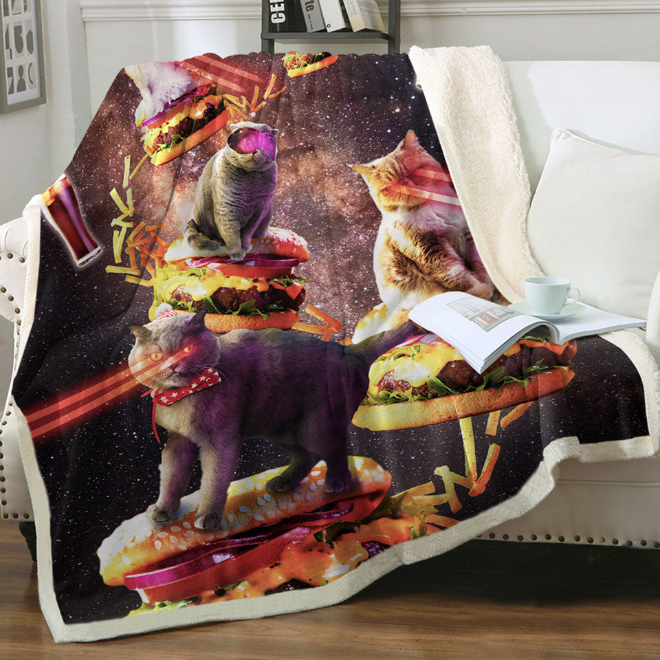 products/Funny-and-Cool-Galaxy-Cat-on-Cheeseburger-Throw-Blanket