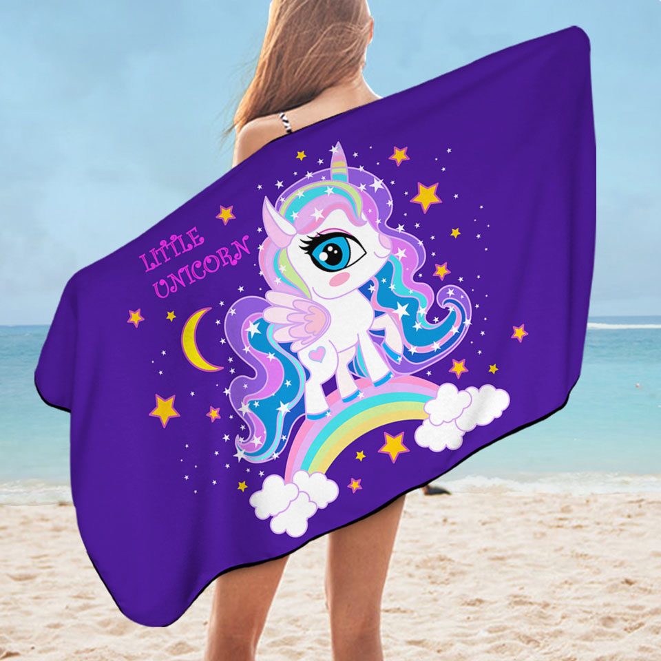 Girlish Pool Towels Little Unicorn