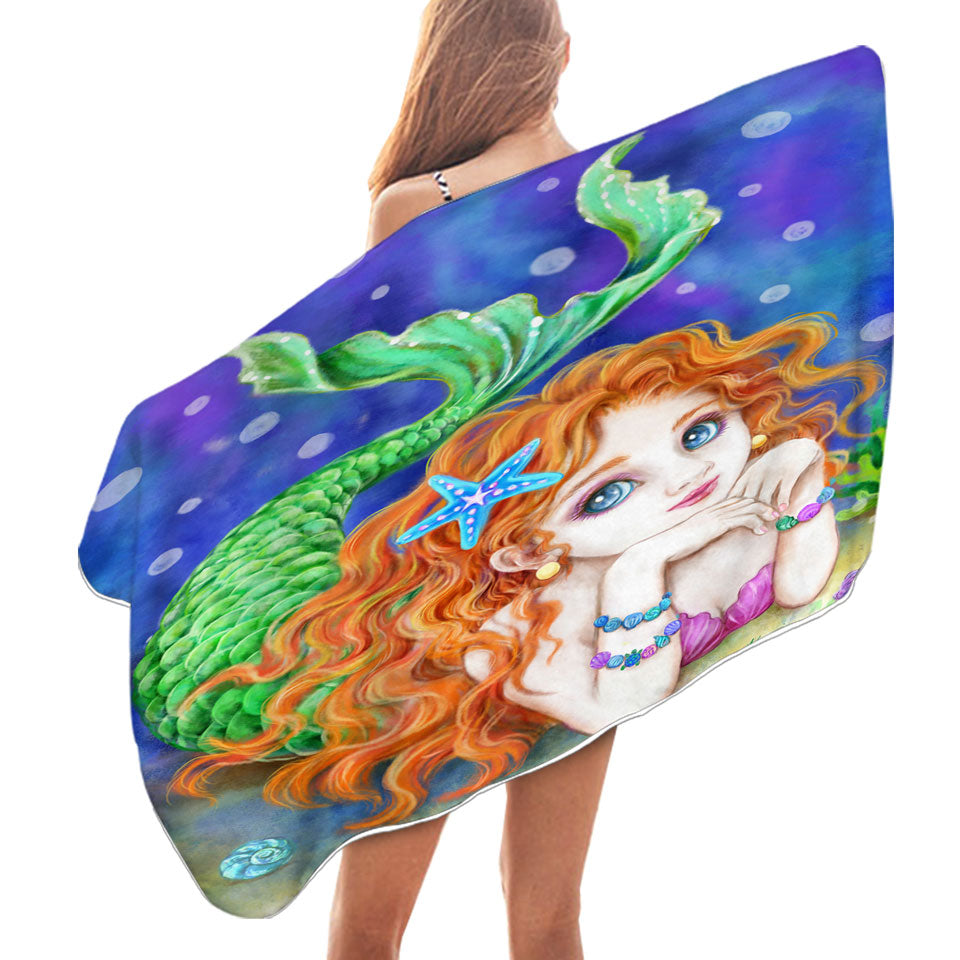 Girls Room Designs Mermaid Beach Towels