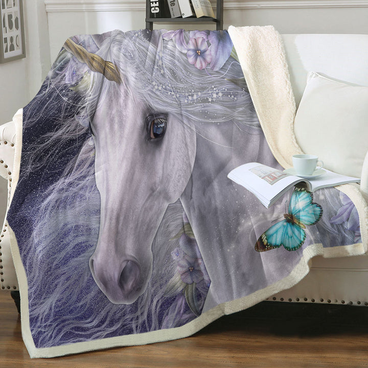 products/Girly-Throw-Blanket-Lillicorn-Art-Purplish-Lilli-Flowers-and-Unicorn