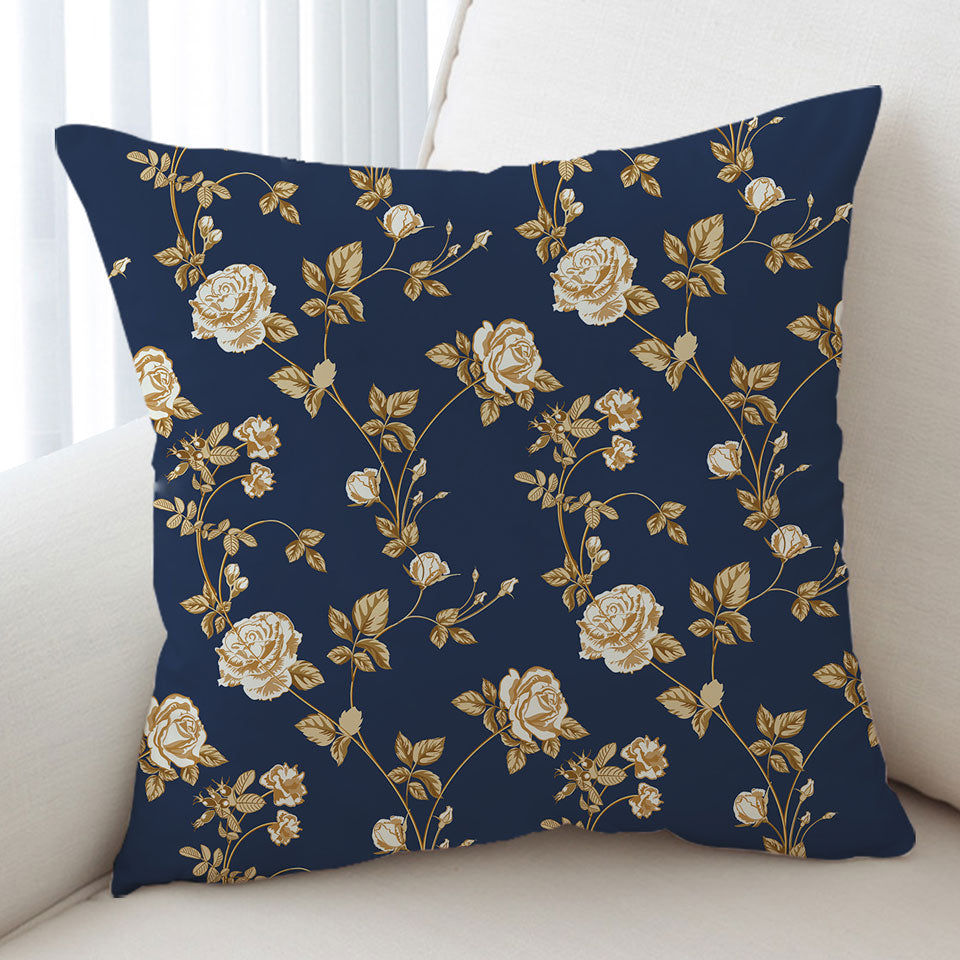 Gold Roses Cushions