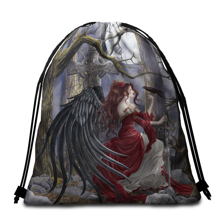 Cool Beach Towel Pack Art Fine Girl the Goddess of Meat