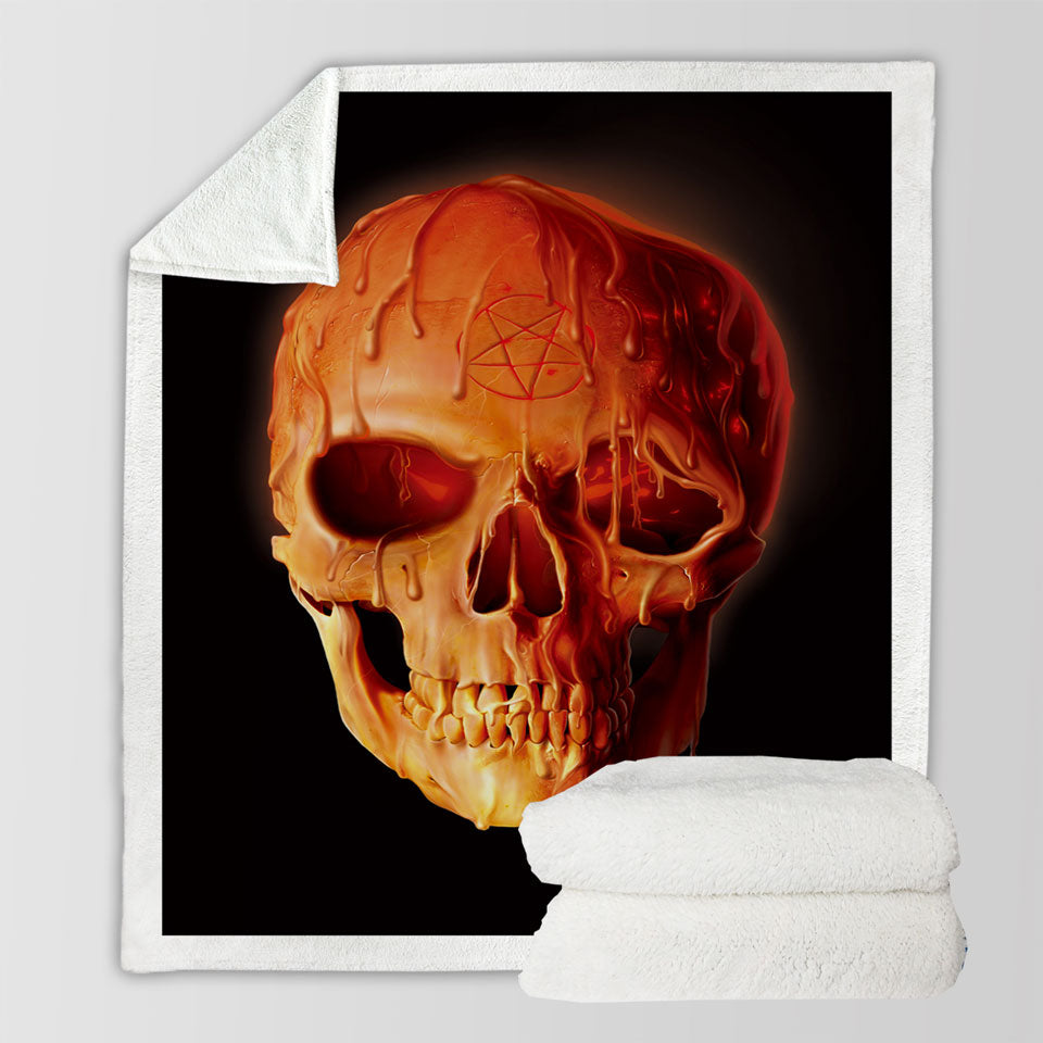 products/Gothic-Dark-Art-Wax-Skull-Sofa-Blankets