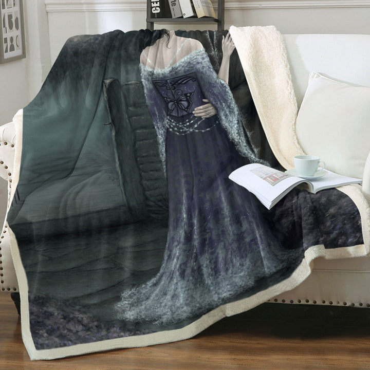 products/Gothic-Sofa-Blankets-Fantasy-Art-Dark-Garden-of-Two-Elf-Lovers