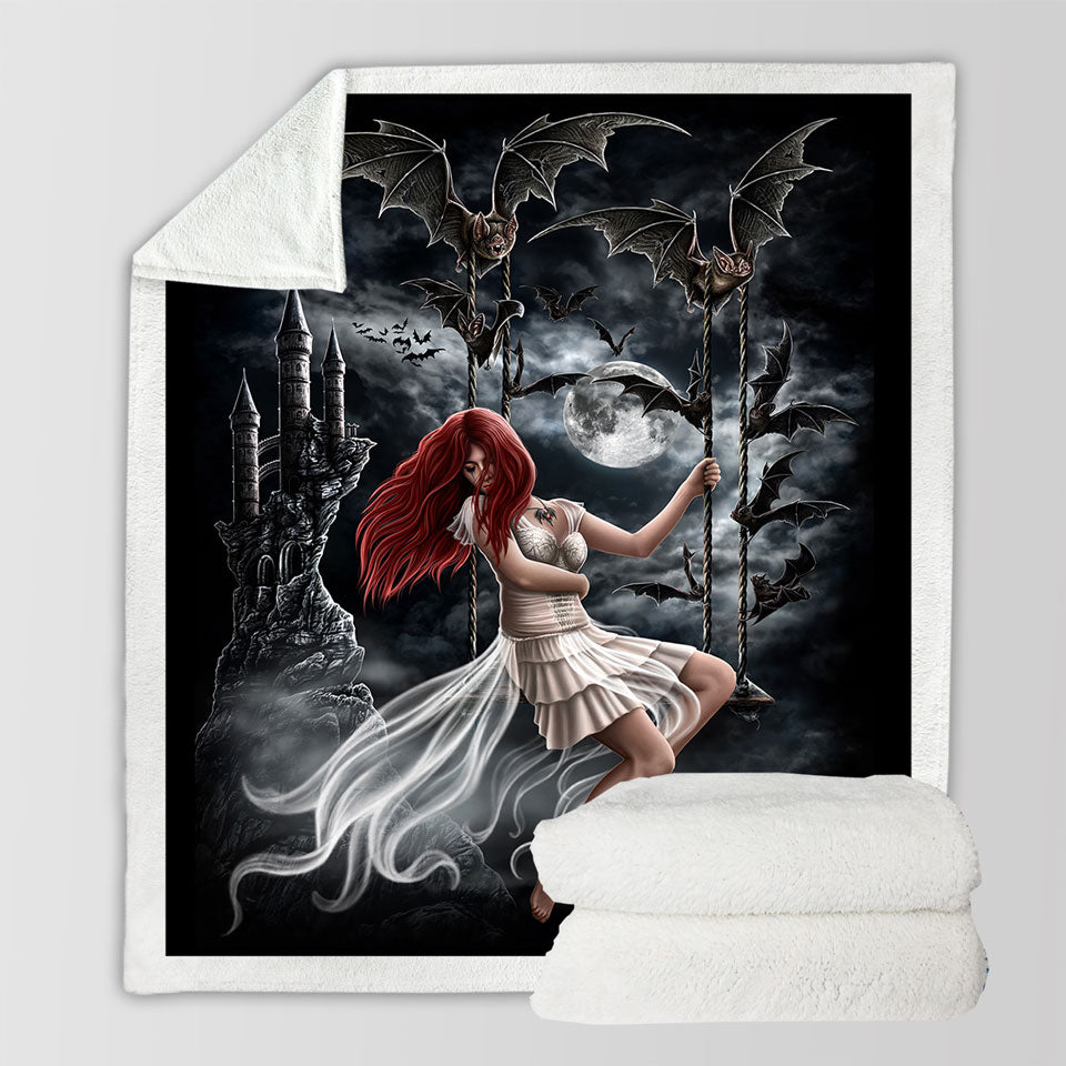 products/Gothic-Sofa-Blankets-Night-Art-Draculas-Bride-Redhead-Girl-and-Bats