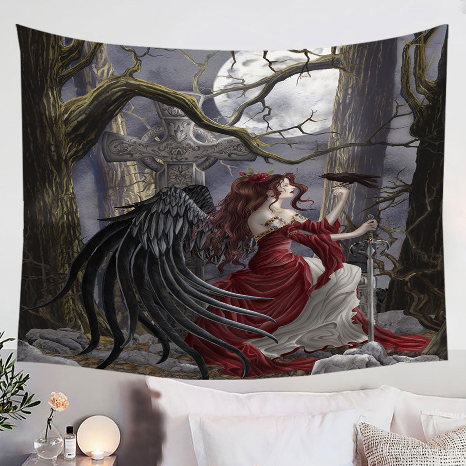 Gothic-Tapestry-Fantasy-Art-the-Graveyard-Fairy