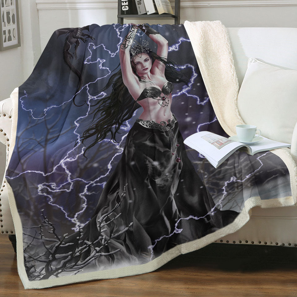 products/Gothic-Throw-Blanket-Fantasy-Art-Dark-Woman-with-her-Dragon