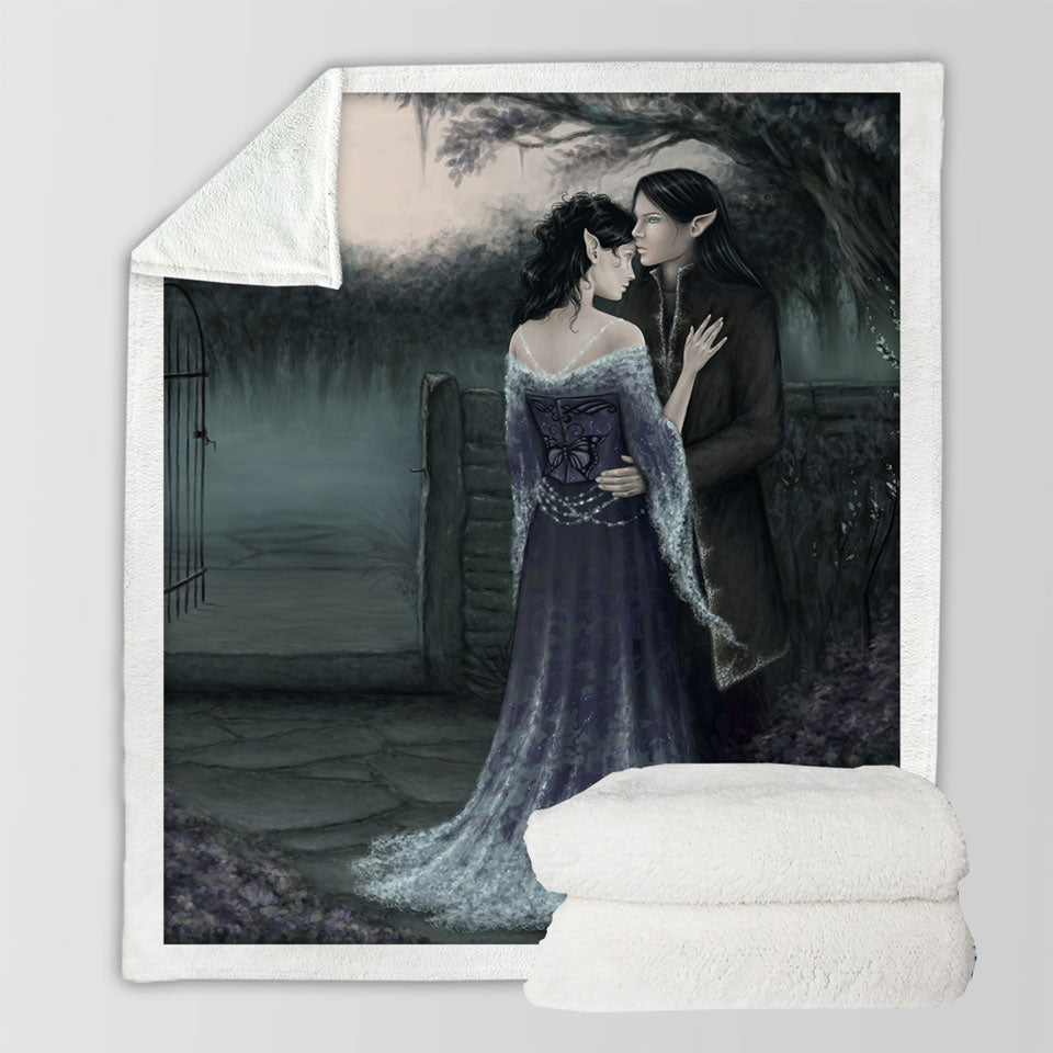 products/Gothic-Throws-Fantasy-Art-Dark-Garden-of-Two-Elf-Lovers