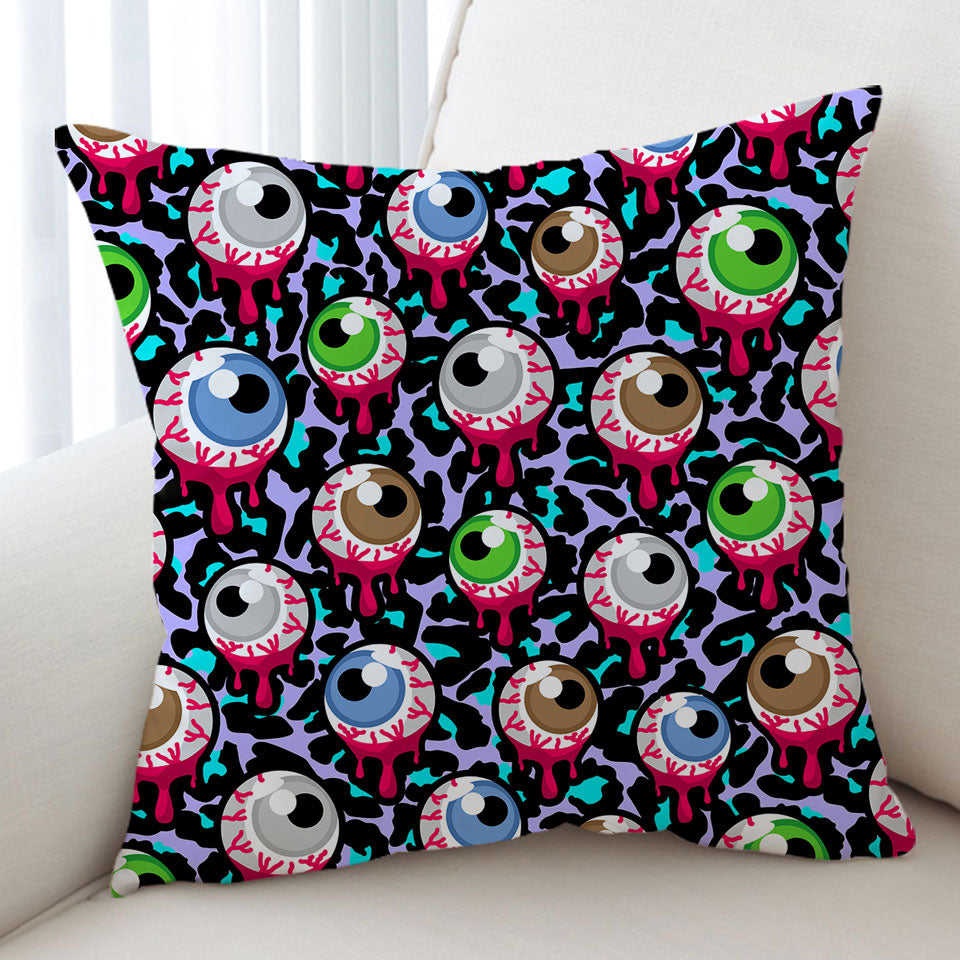 Halloween Scary Cushion Covers Eyeballs
