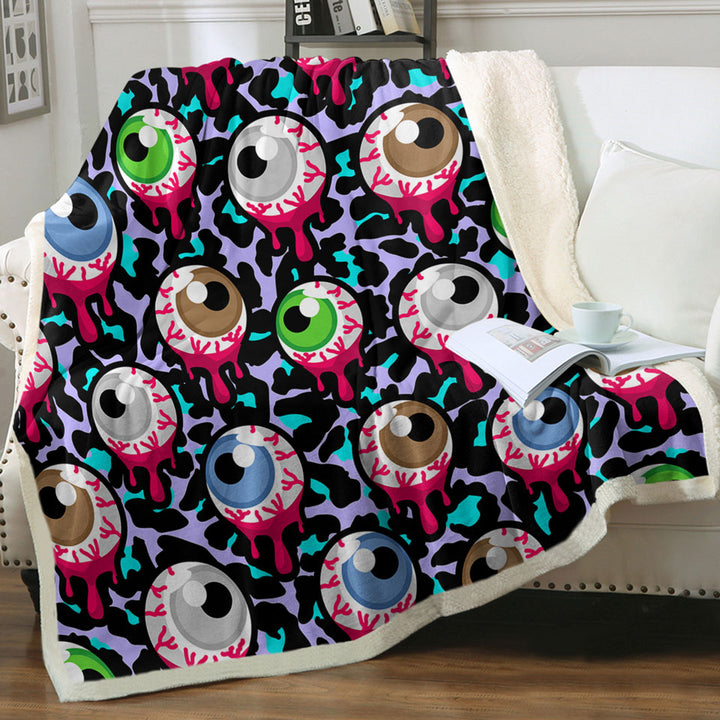 Halloween Scary Throws Eyeballs