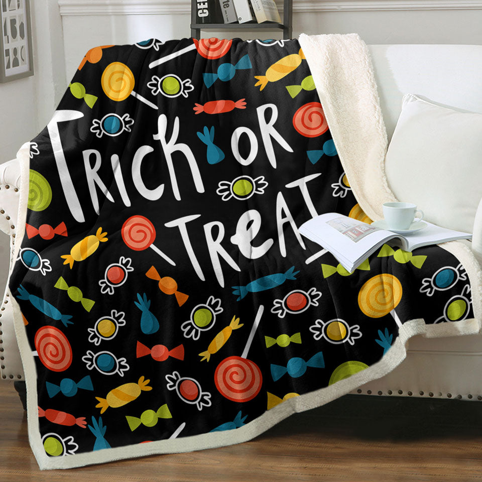 Halloween Throws Trick or Treat Candies