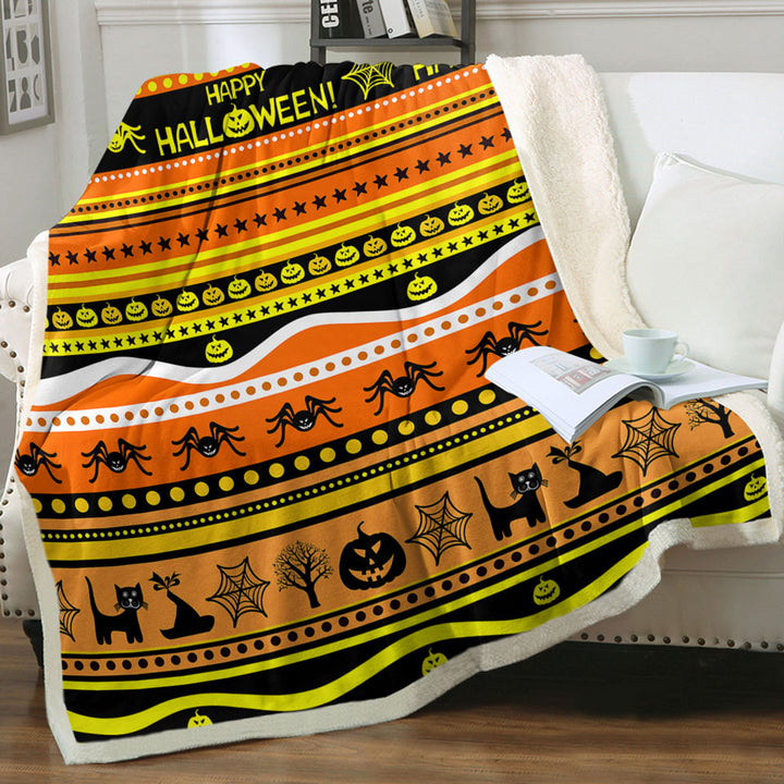 Happy Halloween Sofa Blankets Design