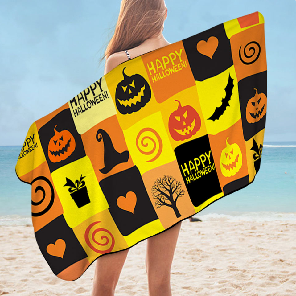 Happy Halloween Swims Towel