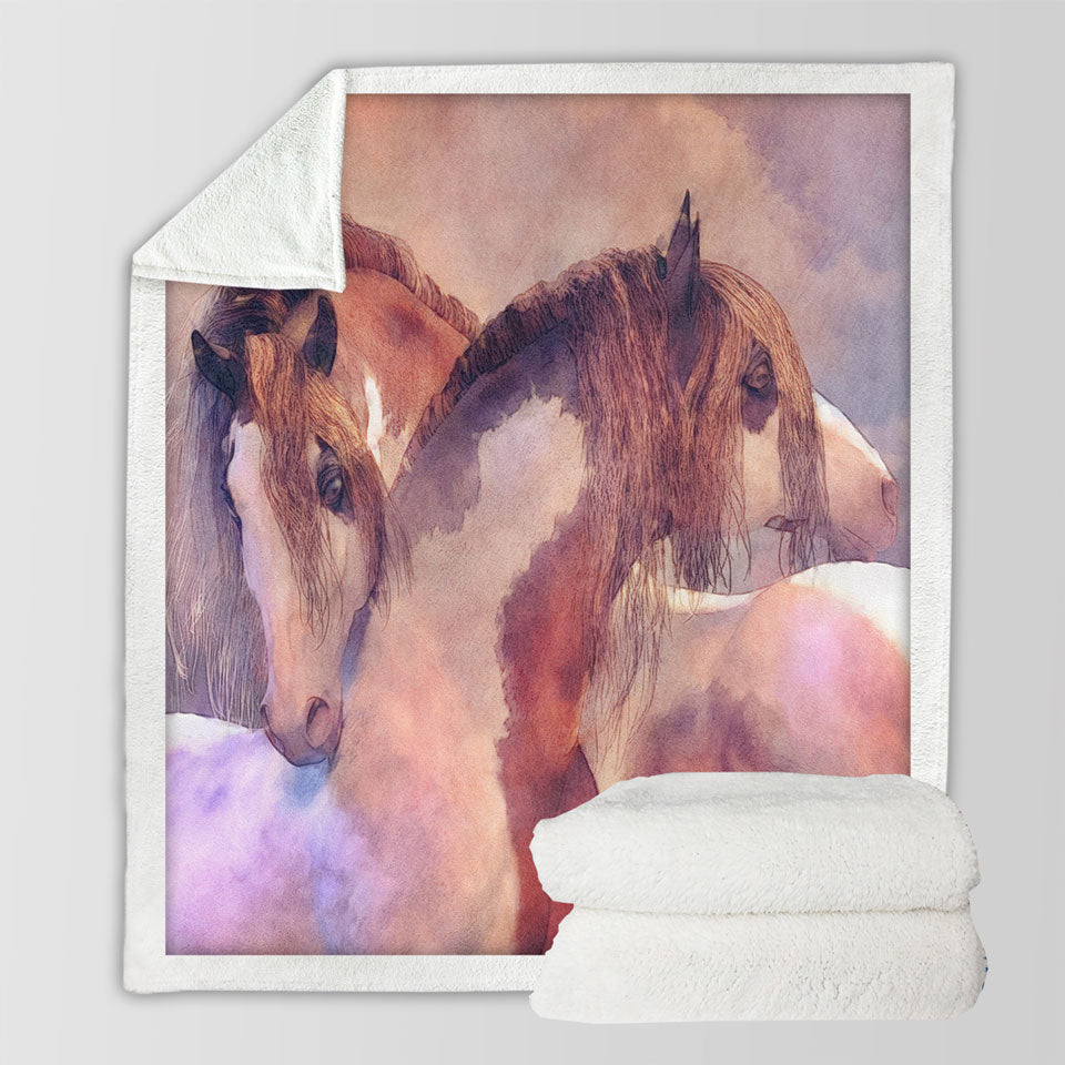 products/Harmony-Beautiful-Horses-Art-Throws-Unique