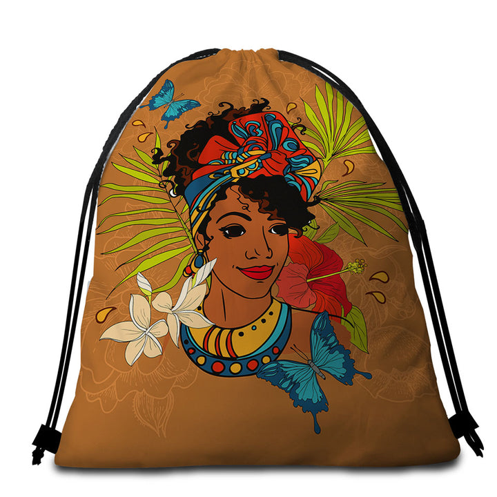 Hawaii Girl Beach Bags and Towels