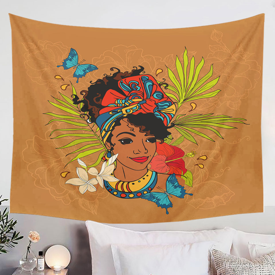 Hawaii Girl Tapestry for Urban Woman