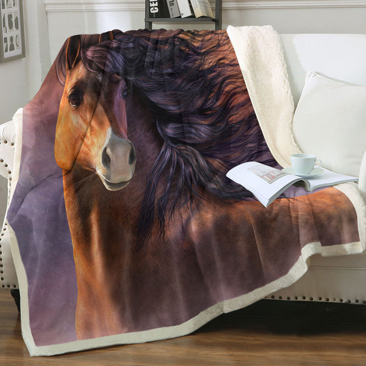 products/Horses-Art-Handsome-Brown-Horse-Sofa-Blankets