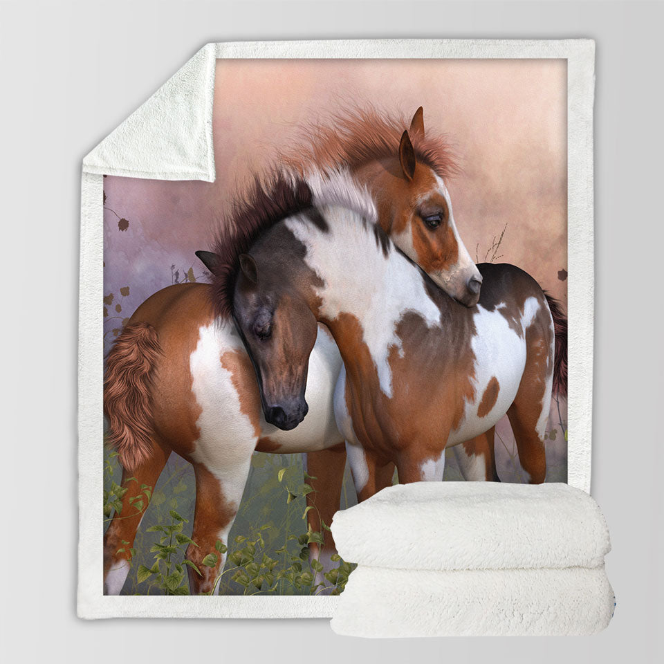 products/Horses-Art-Lovely-Horses-Sherpa-Blanket