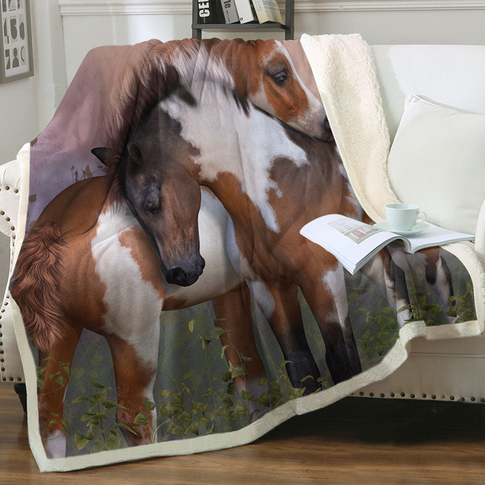 products/Horses-Art-Lovely-Horses-Throw-Blanket