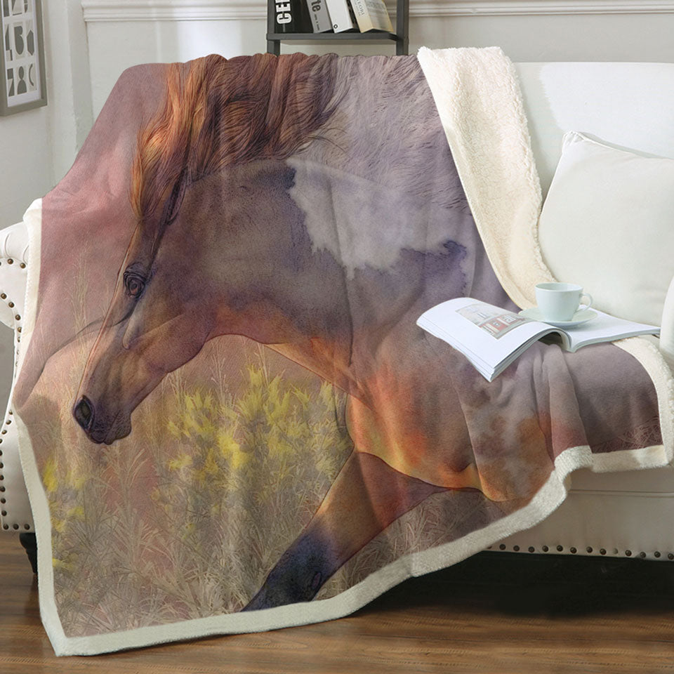 products/Horses-Art-Twilight-Run-Wild-Horse-Throws