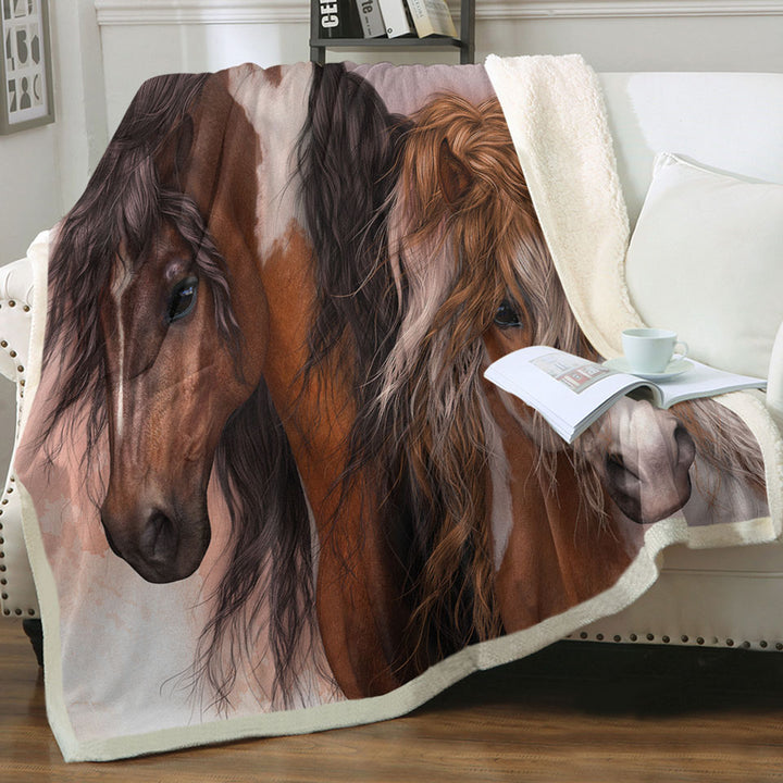 products/Horses-Art-Two-Brown-Pinto-Horses-Throw-Blanket