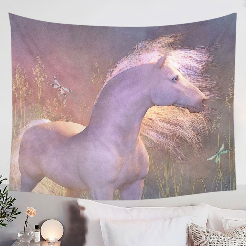Horses-Tapestry-Art-Wild-Horse-Summer-Breeze