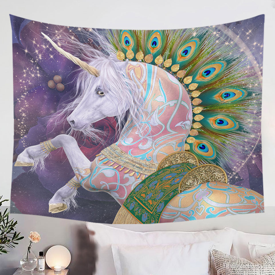 Indian-Peacock-Unicorn-Wall-Decor