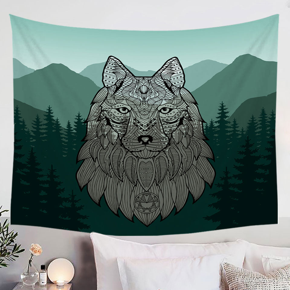 Indian Wolf Wall Decor