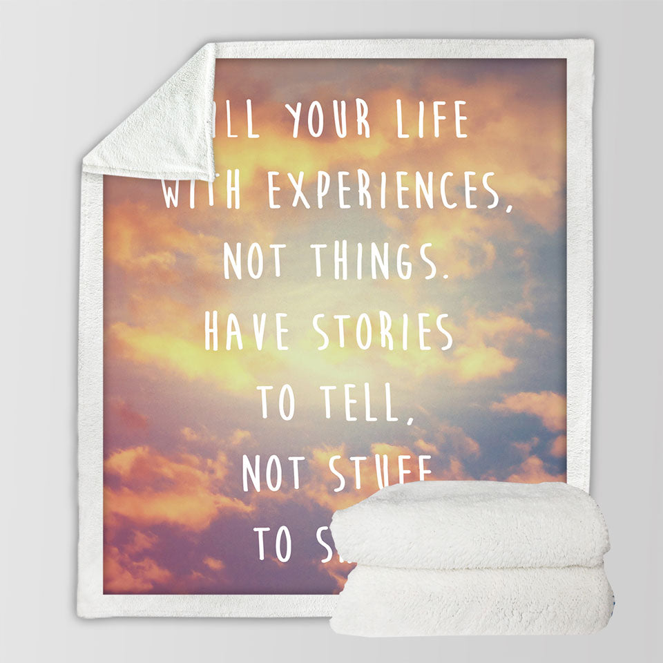 Inspirational Quotes Throws