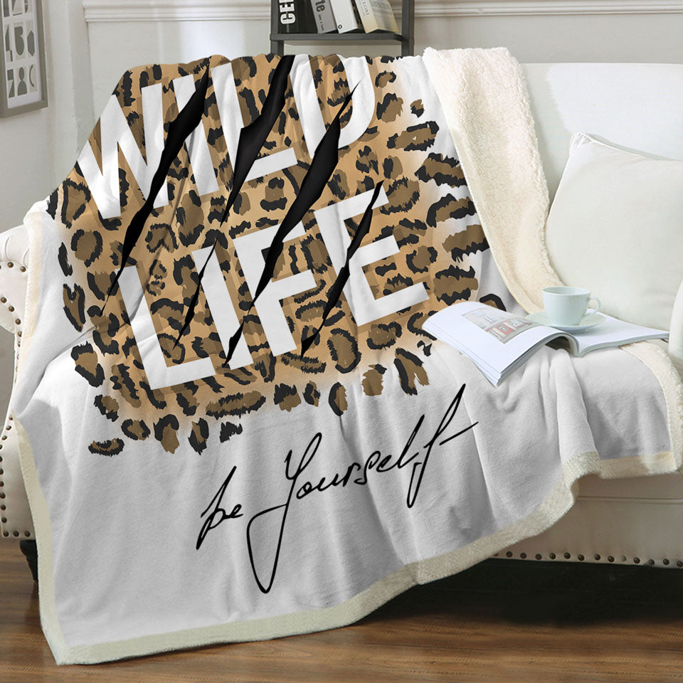 Inspiring Sofa Blankets Leopard Skin Pattern