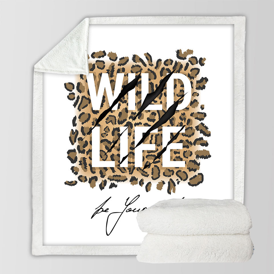 Inspiring Throws Leopard Skin Pattern