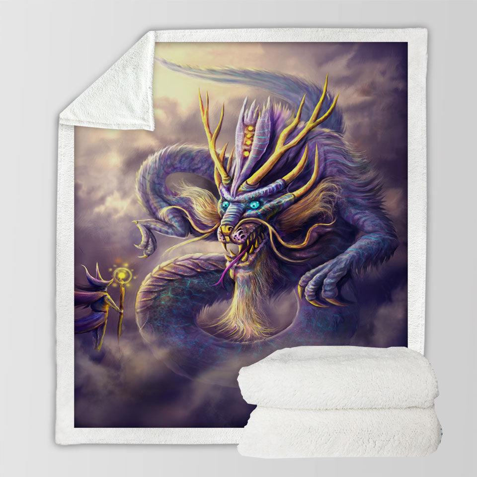 products/Ithrios-the-Purple-Dragon-Sherpa-Blanket