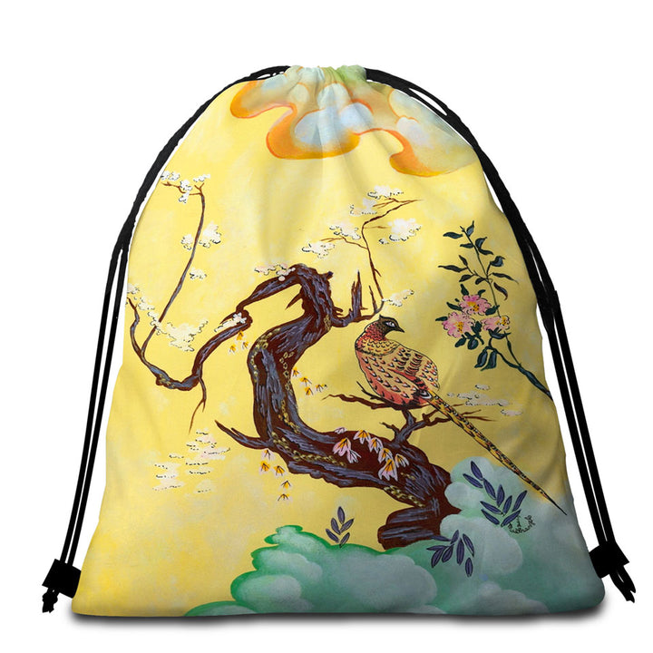 Beach Bags and Towels with Pride Beautiful White Brown Spots Horse