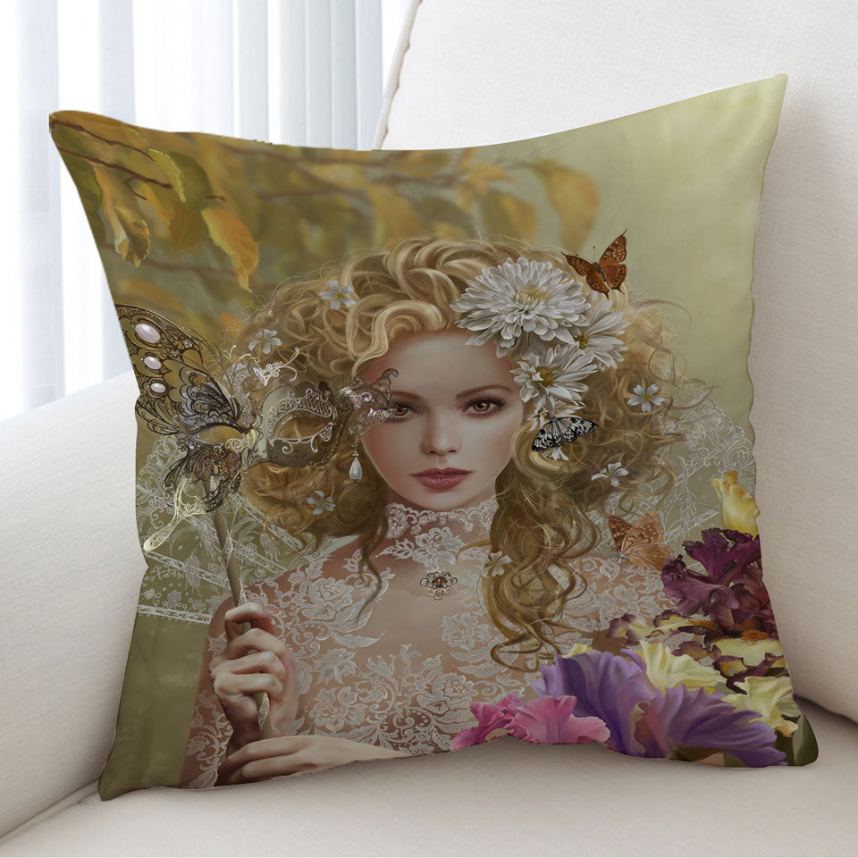 Jewel Layers on Gorgeous Girl Cushion