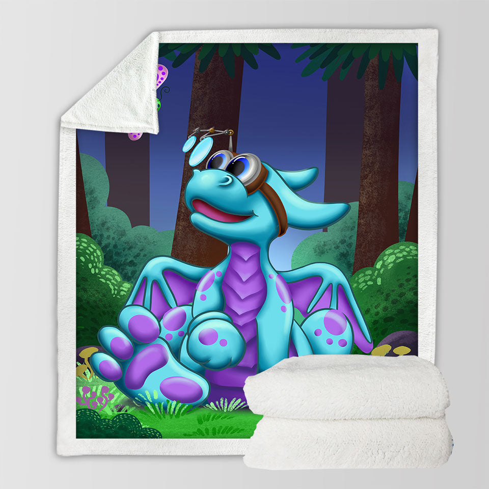 products/Kids-Throw-Blanket-Tinker-the-Smartest-Dragon