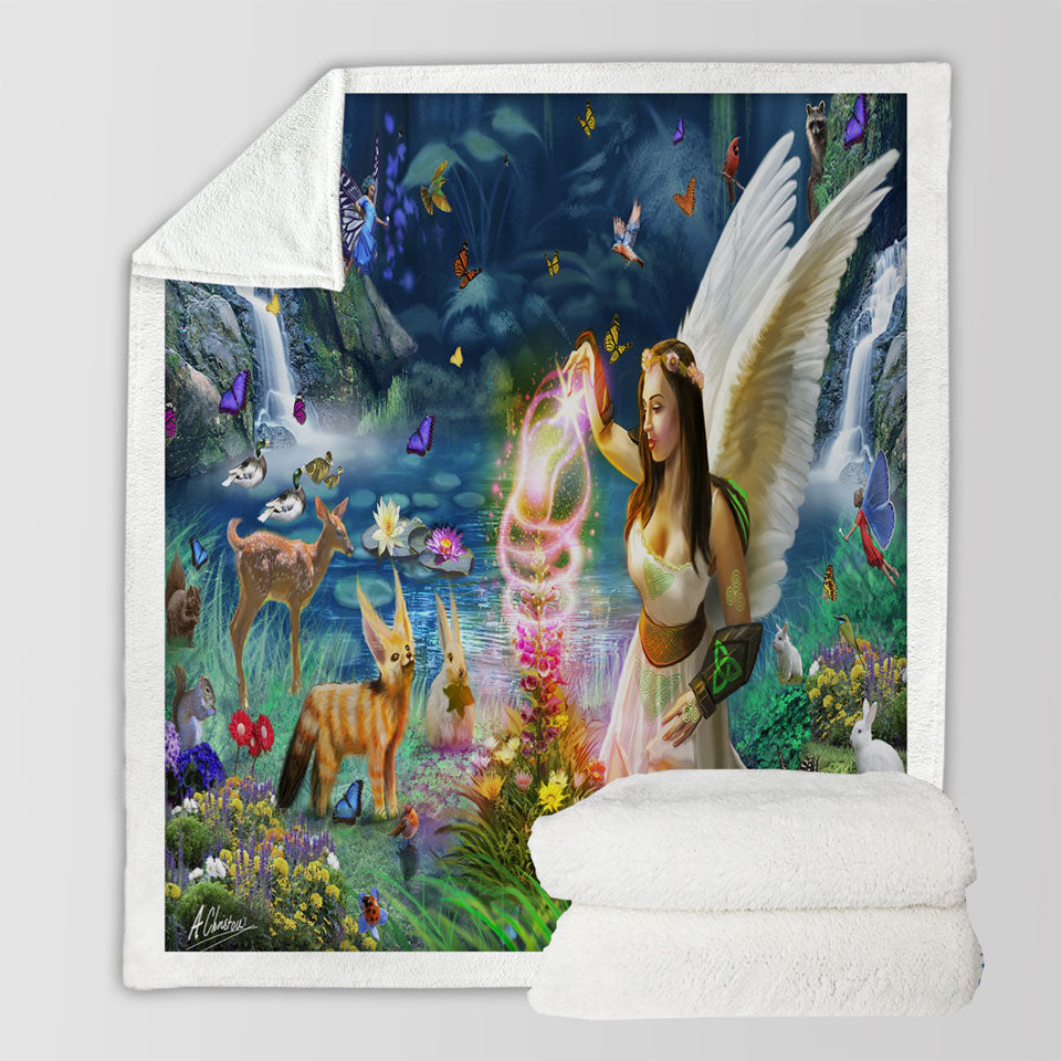 products/Kids-Throws-Fairy-Tale-Forest-with-a-Beautiful-Fairy-Goddess