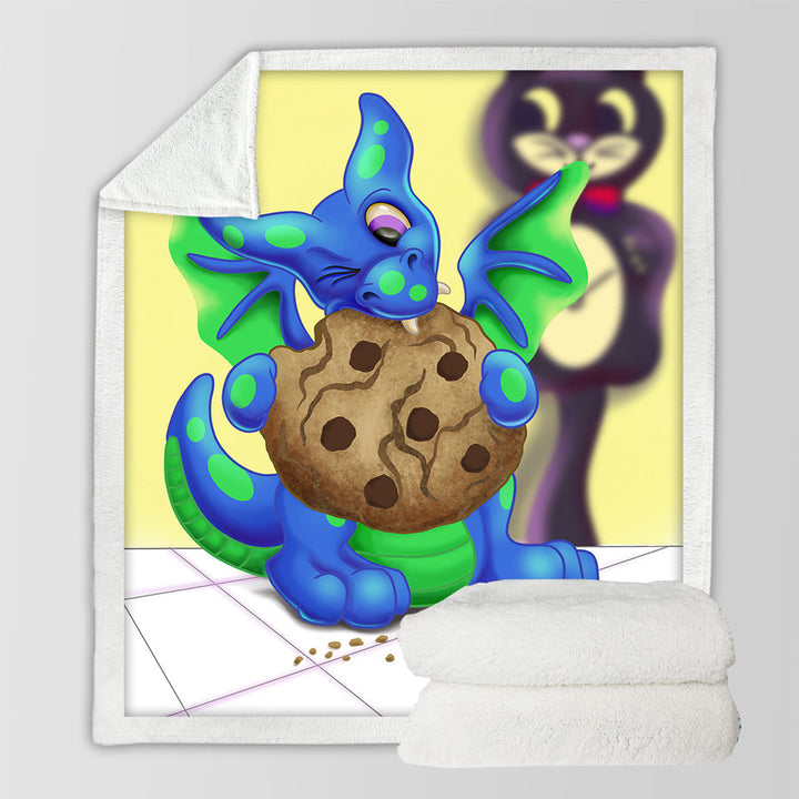 products/Kids-Throws-Lovely-Dragon-Eating-a-Cookie